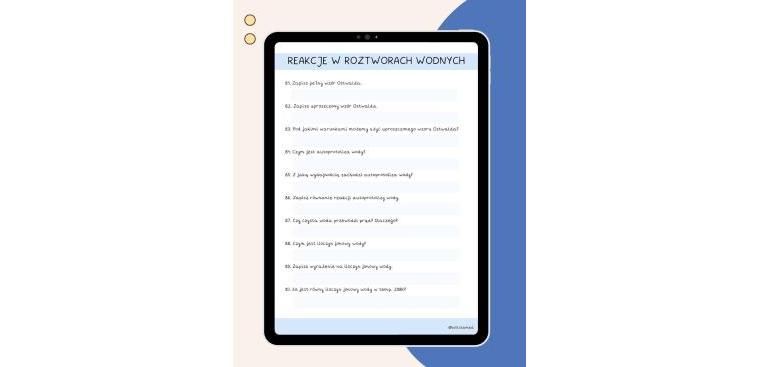 Pytania powtórkowe + odpowiedzi z chemii cz.II