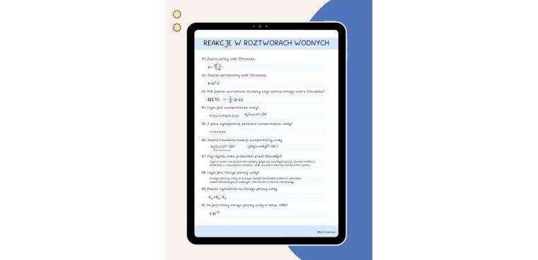 Pytania powtórkowe + odpowiedzi z chemii cz.II