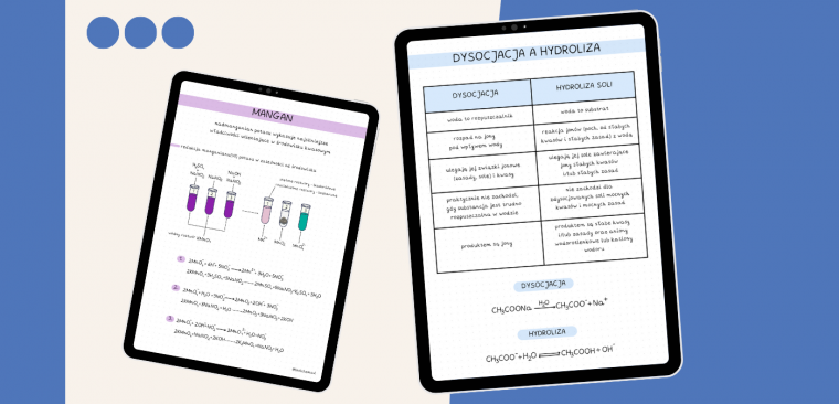 Zestaw notatek do matury z chemii + GRATIS 