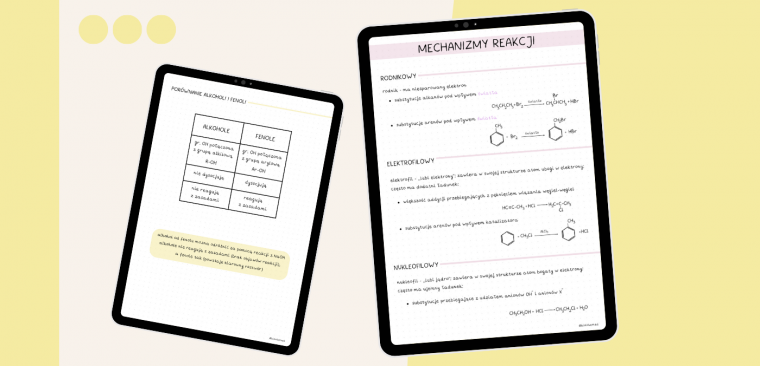 Zestaw notatek do matury z chemii + GRATIS 