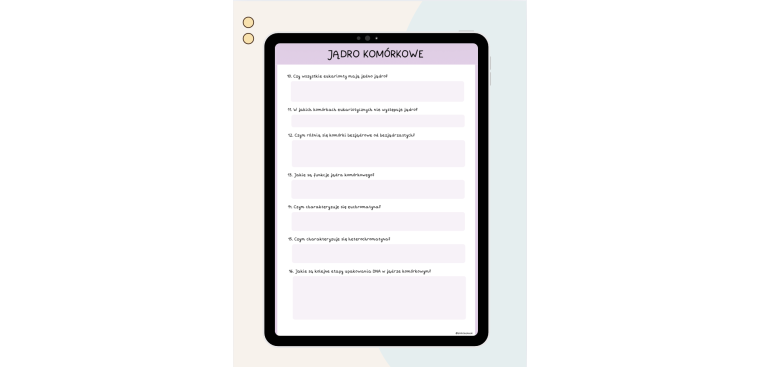Pytania powtórkowe + odpowiedzi z biologii cz.I