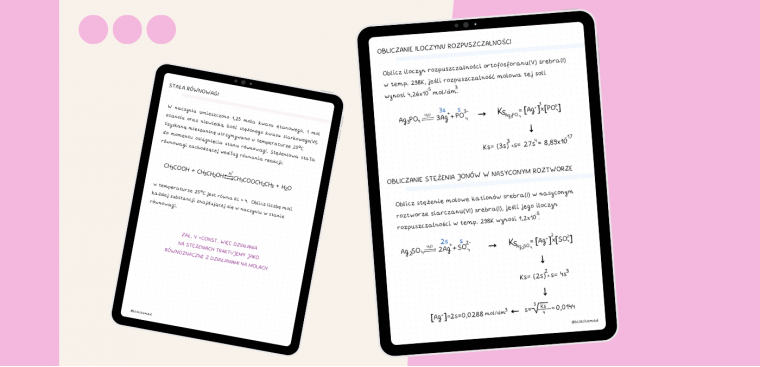 Zestaw notatek do matury z chemii + GRATIS 